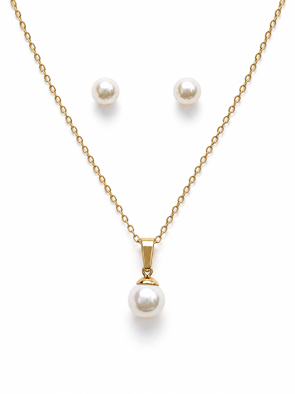 Sarah Pearl Pendant Set