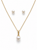 Sarah Pearl Pendant Set