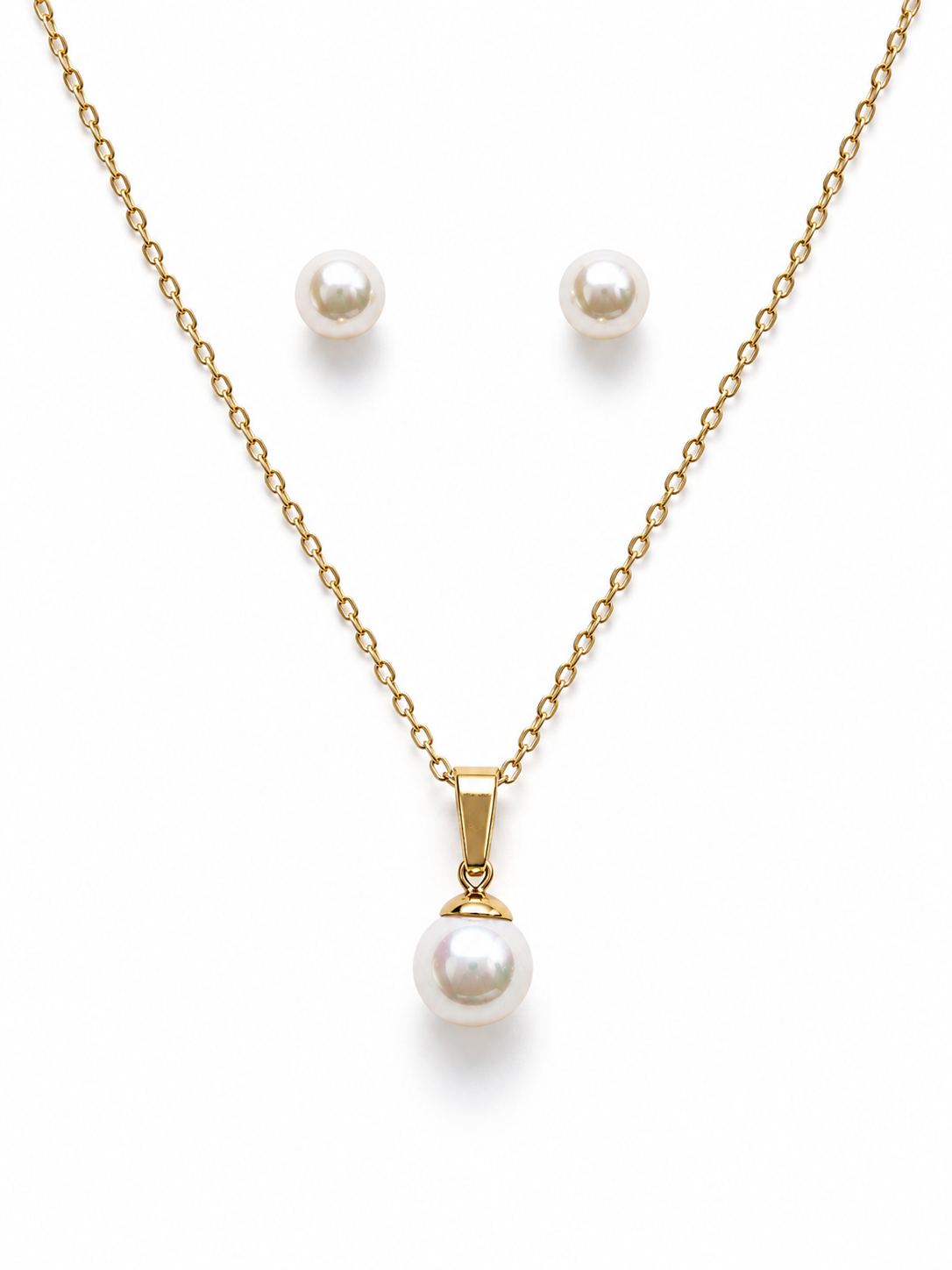 Sarah Pearl Pendant Set