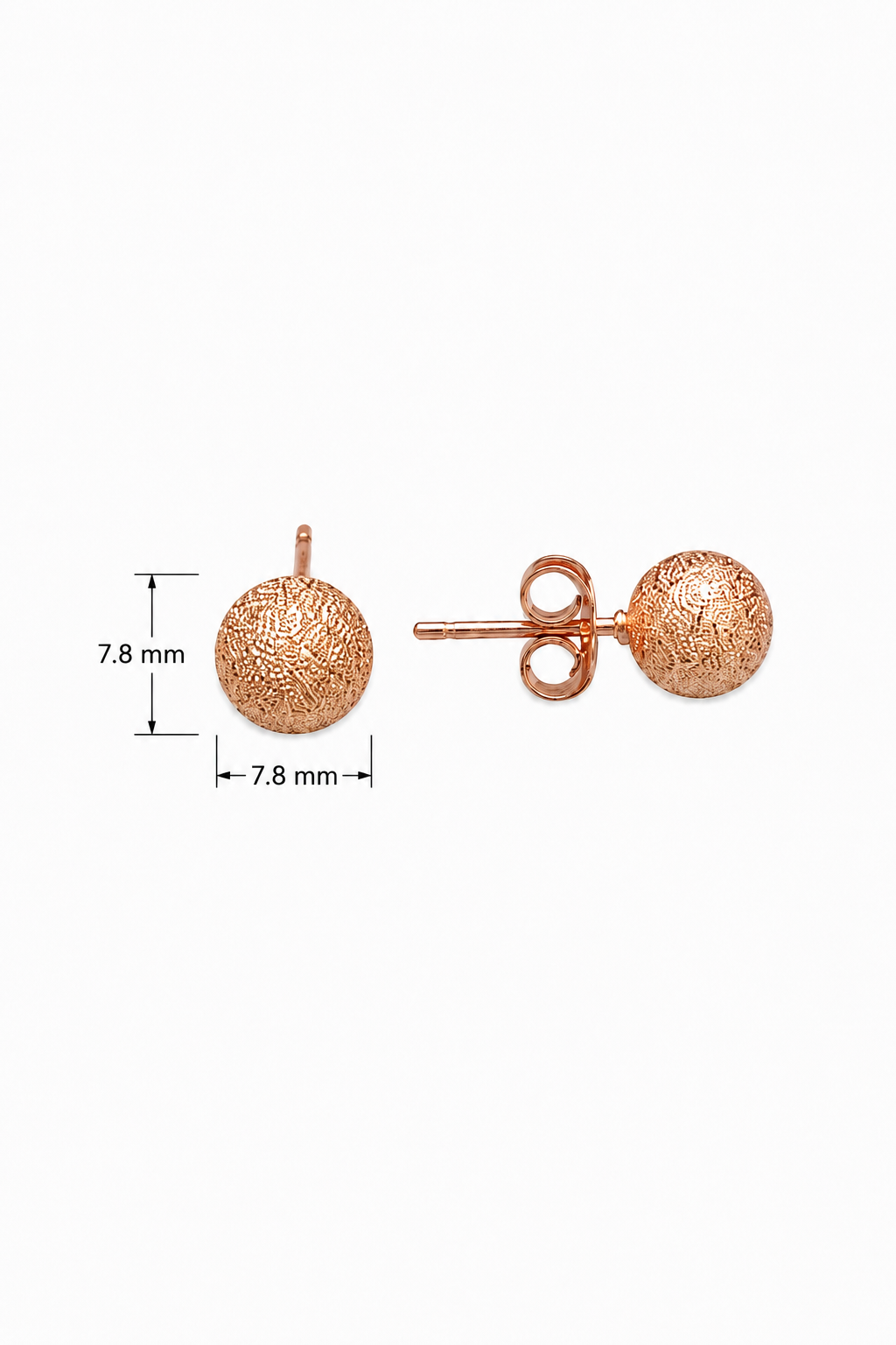 Golden Glitter Stud