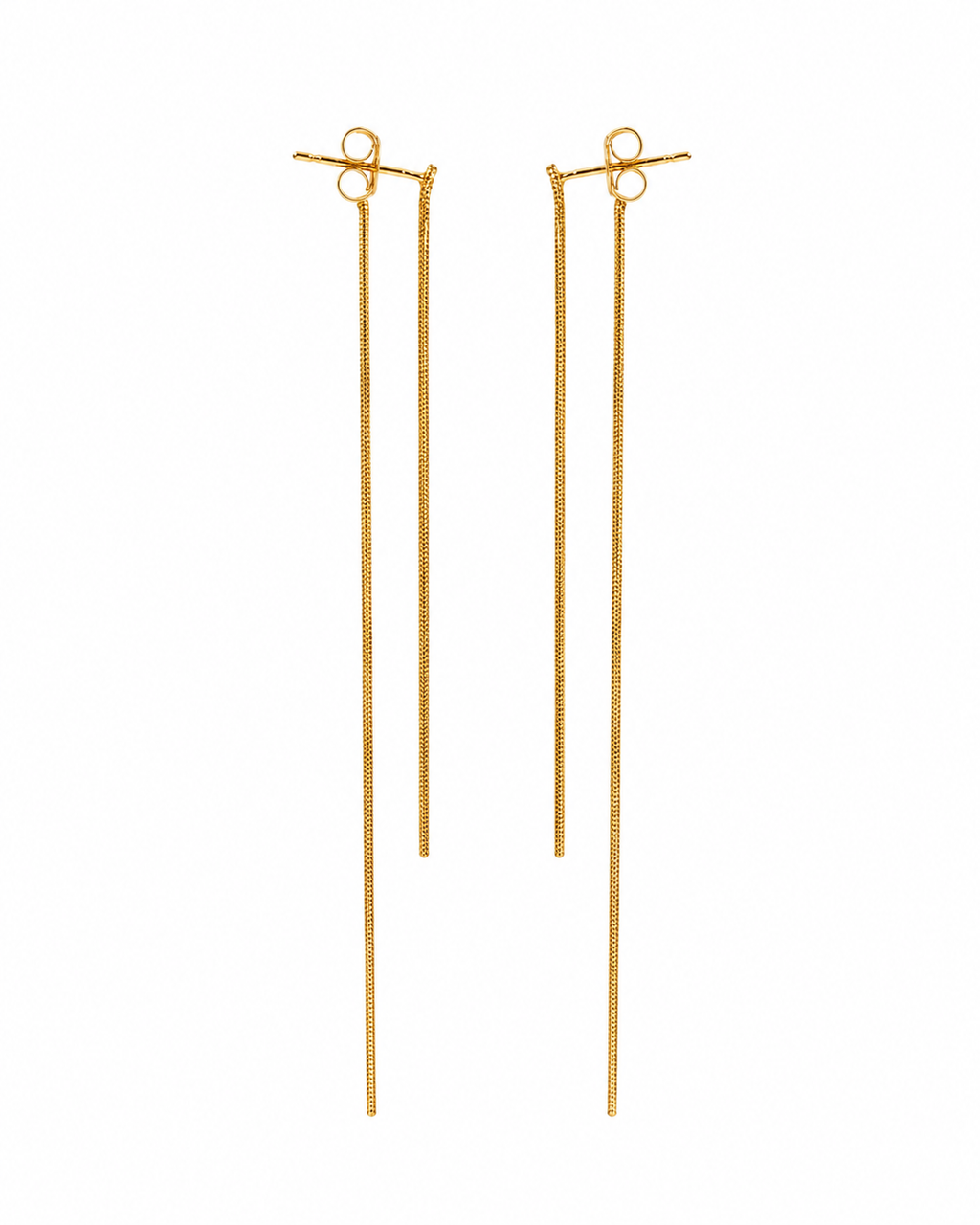 Stainless Steel Long Thread Earring