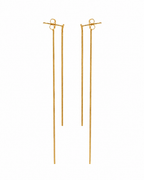 Stainless Steel Long Thread Earring