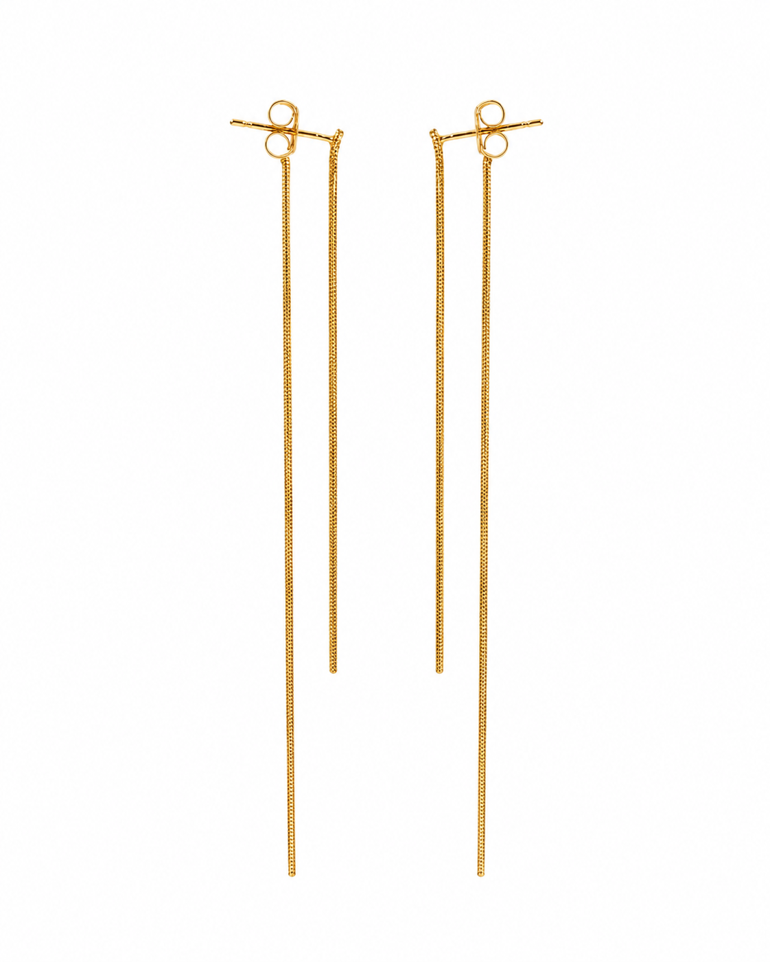 Stainless Steel Long Thread Earring