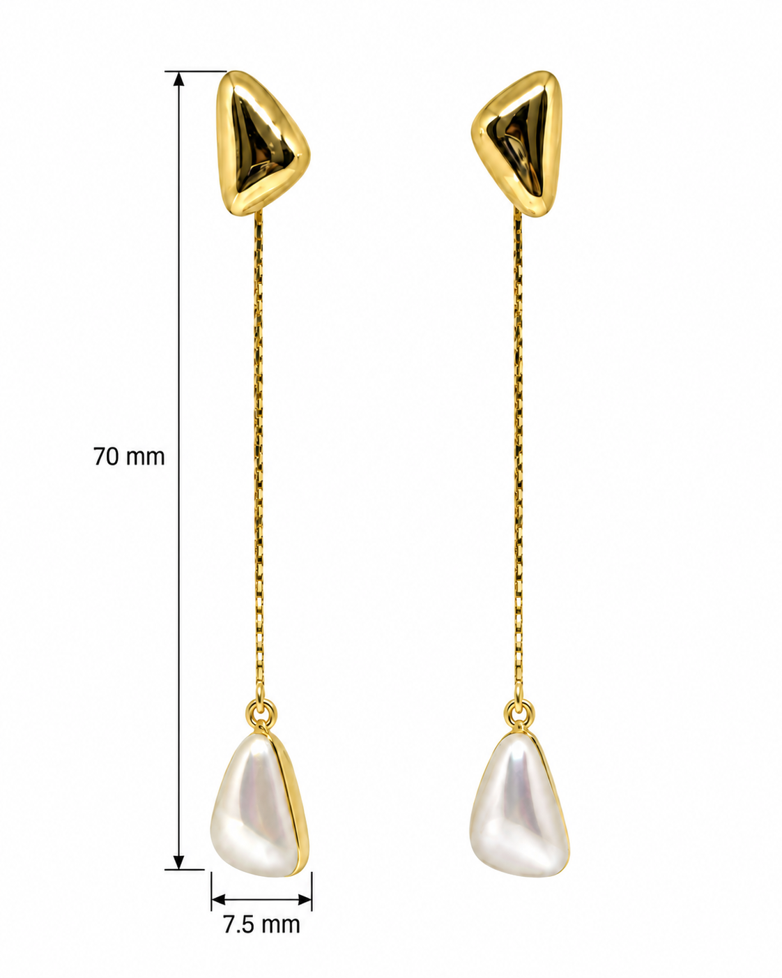 Lacey Thread Earring