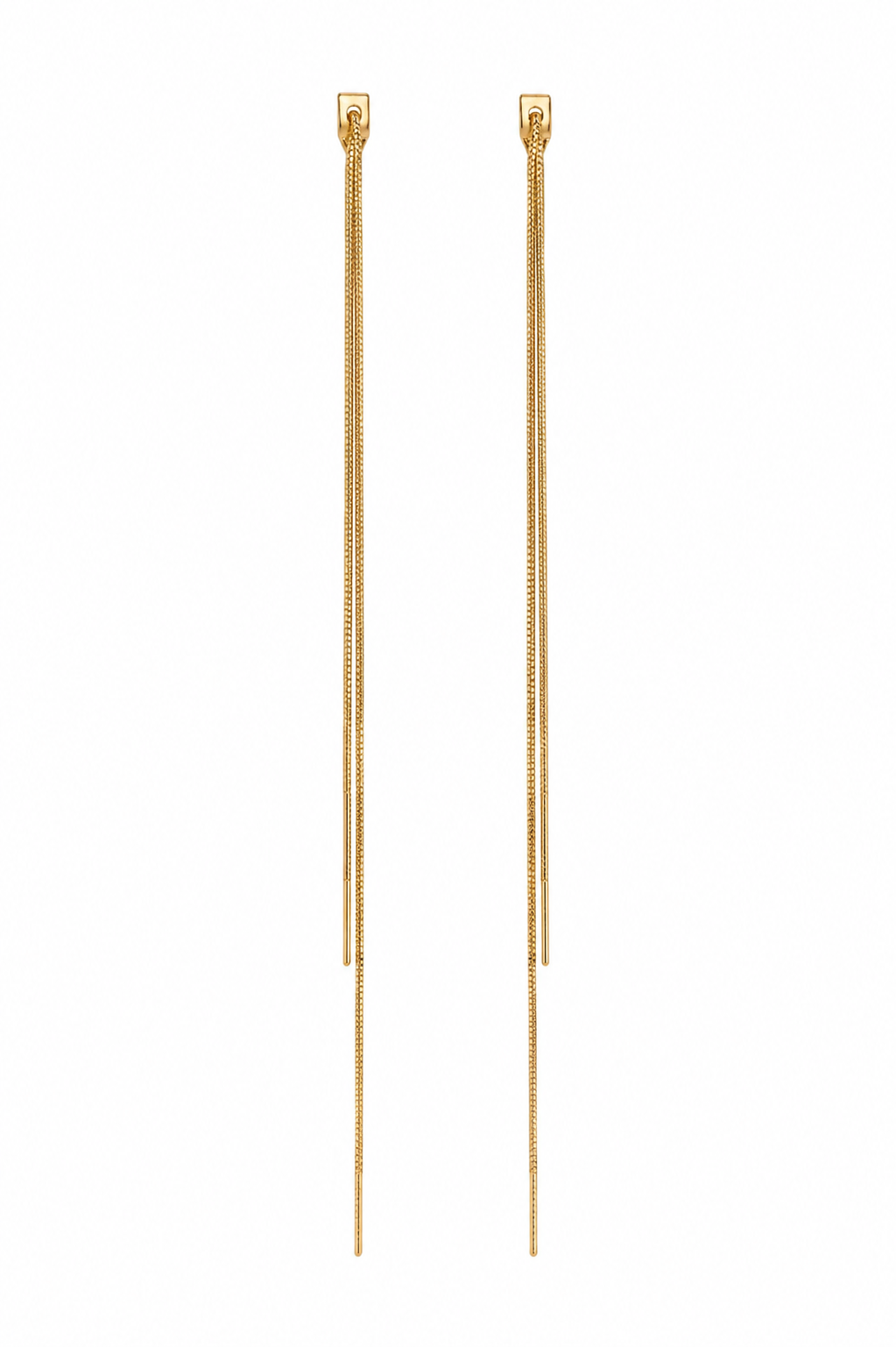 Stainless Steel Long Thread Earring