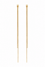 Stainless Steel Long Thread Earring