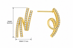 Clarissa Curve Earring