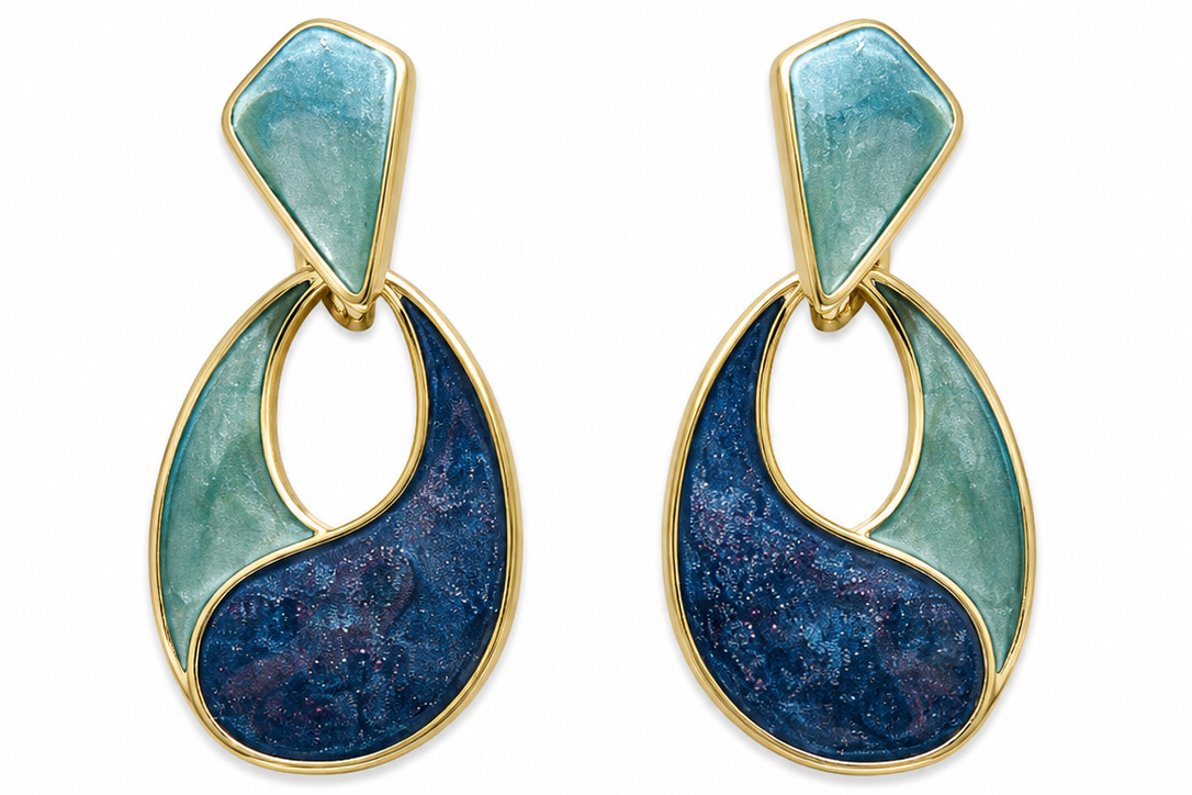 Resin earring