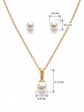 Sarah Pearl Pendant Set