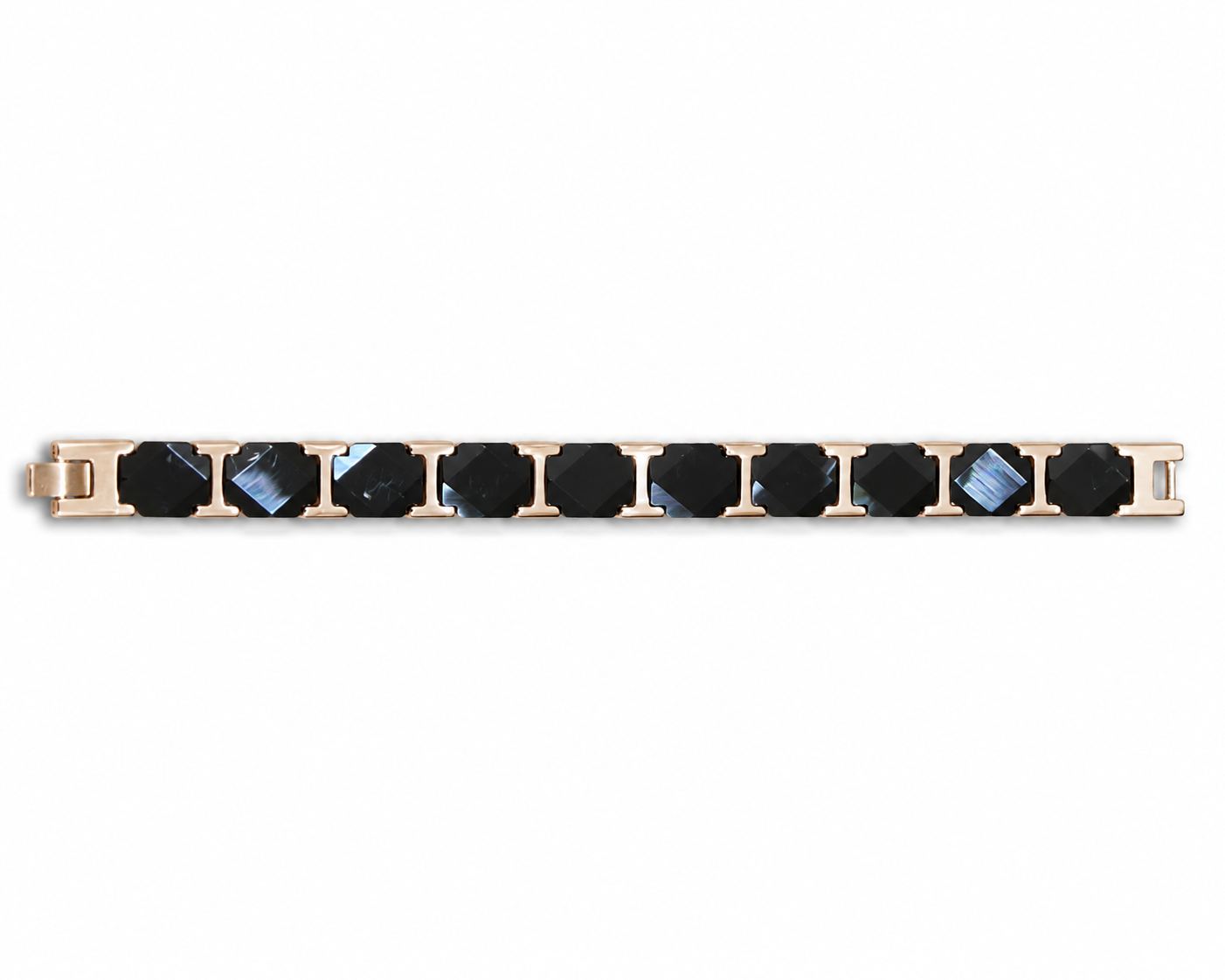 John Black Tennis Bracelet