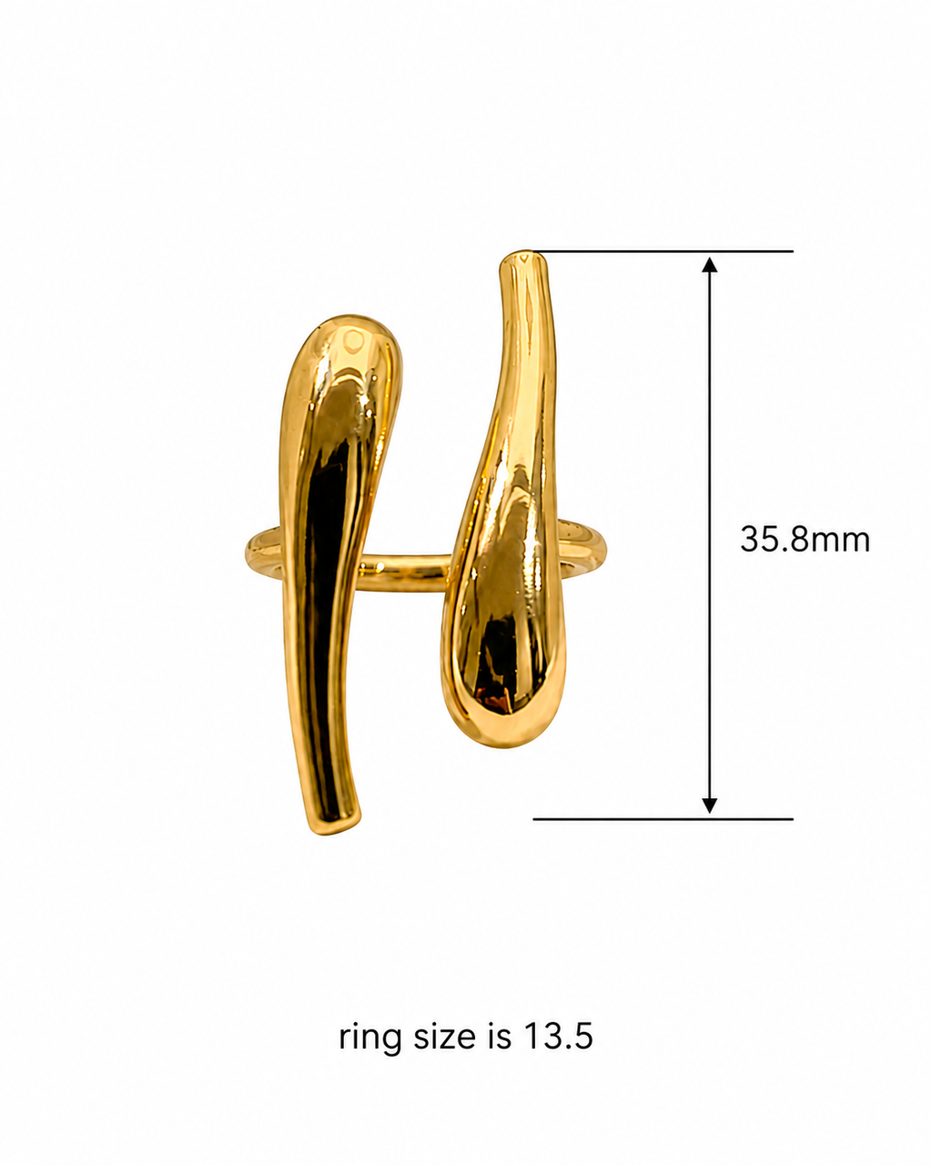 Clara Teardrop Ring