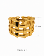 Diana Basket-Weave Ring