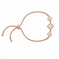 Adjustable Clover Stone Bracelet
