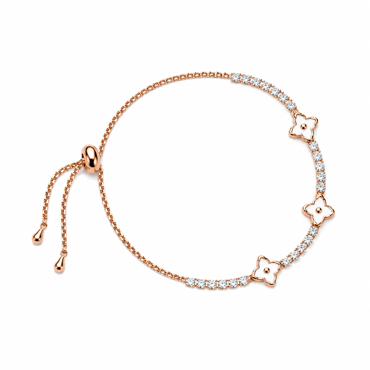 Clover Crystal Bracelet