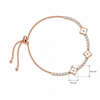 Clover Crystal Bracelet