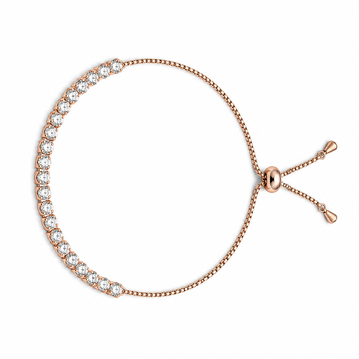 Elegant Stone Tennis Bracelet