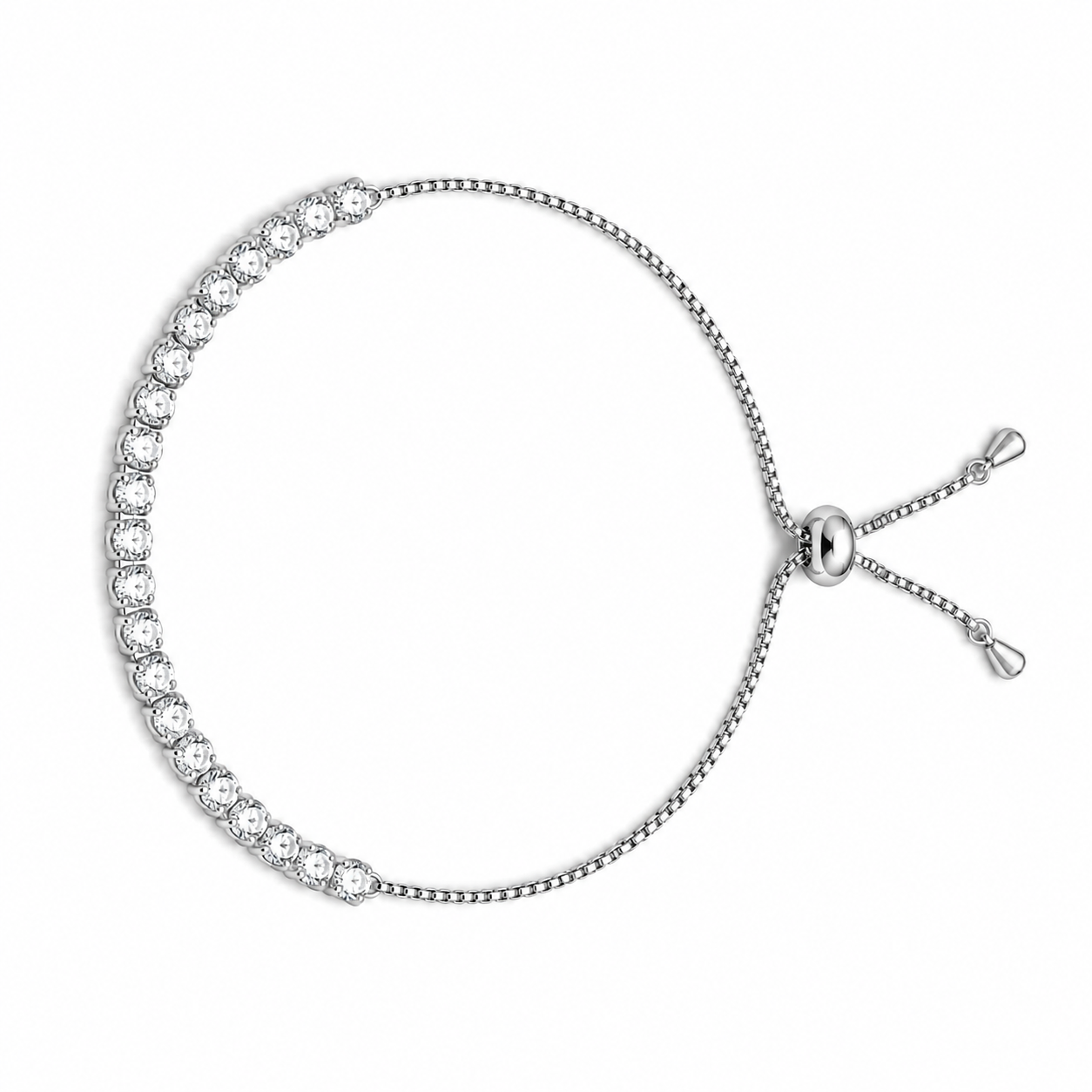Elegant Stone Tennis Bracelet