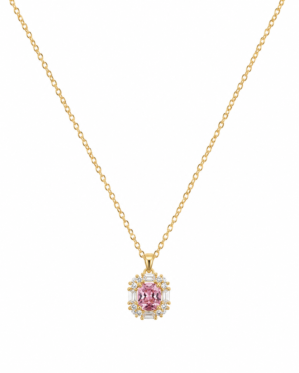 Pink Radiance Pendant Chain