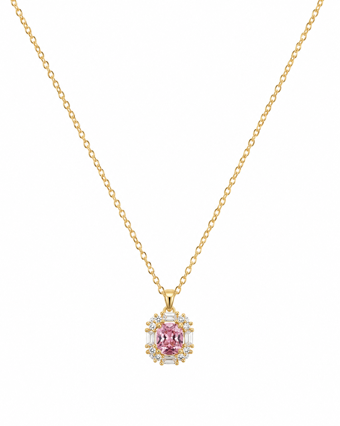Pink Radiance Pendant Chain