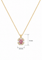 Pink Radiance Pendant Chain