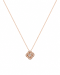 Elegant Floral Stone Pendant