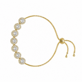 Adjustable Halo Tennis Bracelet