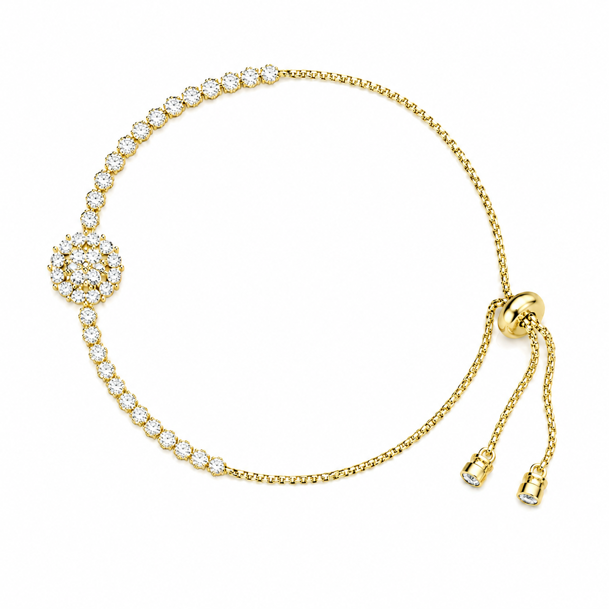 Sparkling Flower Bracelet