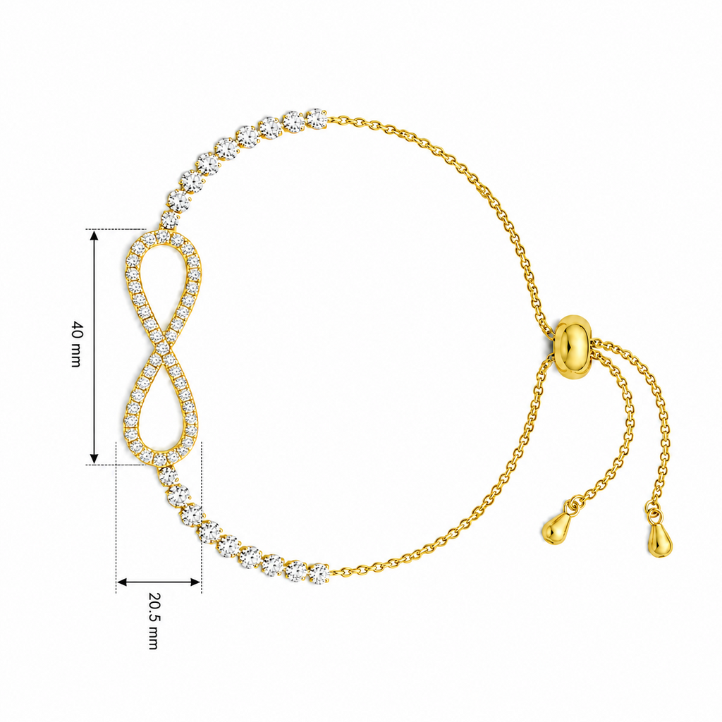 Infinity Tennis Bracelet