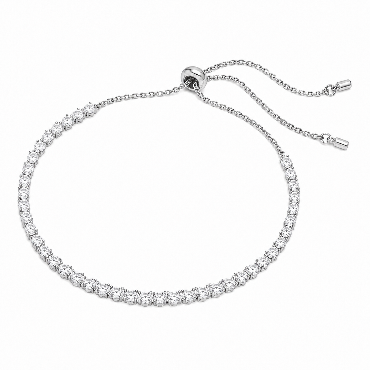 Adjustable Crystal Line Bracelet