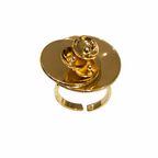 Bold Circle Adjustable Ring