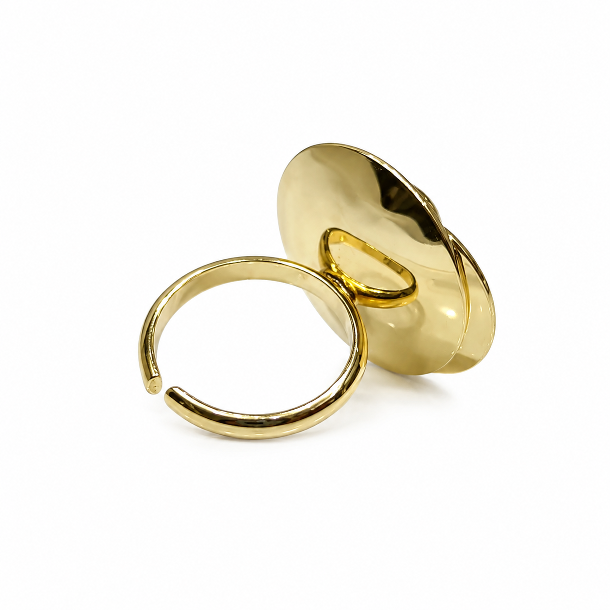 Bold Circle Adjustable Ring