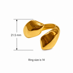 Dual Petal Adjustable Ring