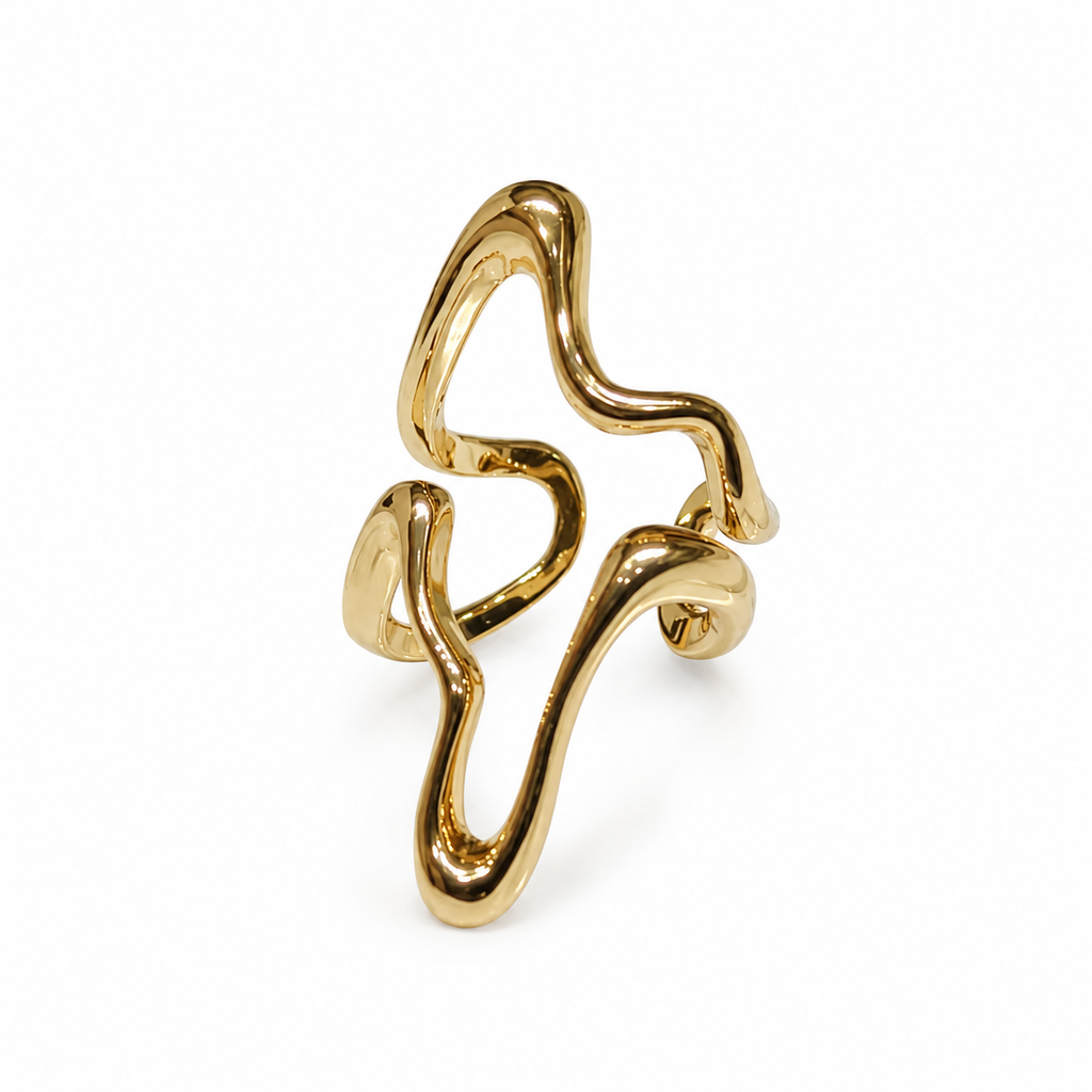 Artistic Wave Ring