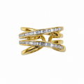 Elegant Cross Band Ring