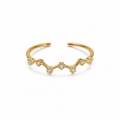 Tiara Charm Adjustable Ring