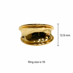Bold Dome Adjustable Ring