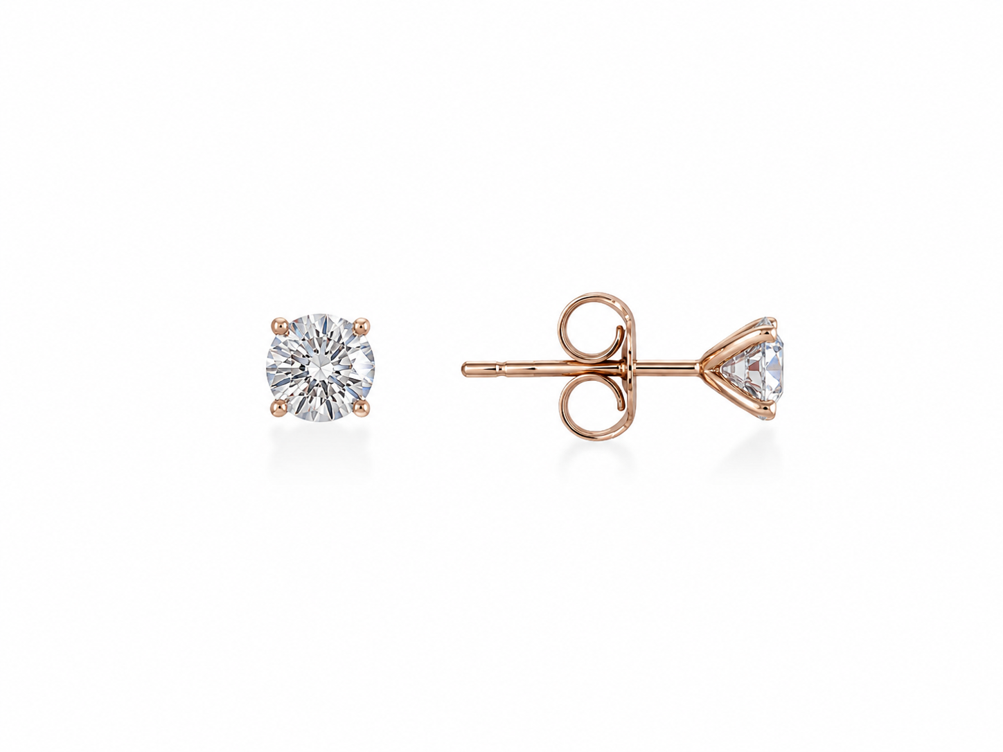Copper Based Solitaire Medium Stud