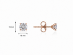 Copper Based Solitaire Medium Stud