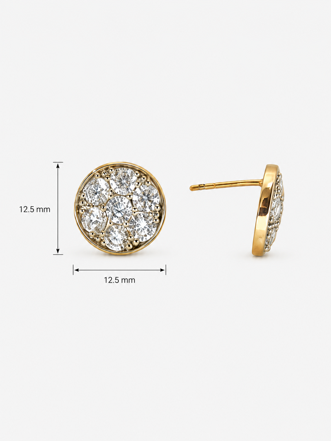 Ariel CZ Diamond Stud