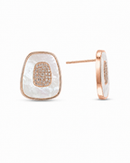 MOP Diamond Studded Earring
