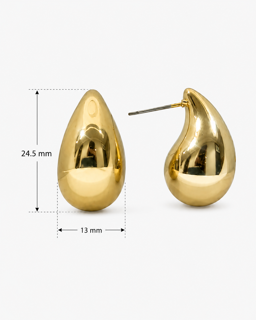 Premium Stainless Steel Pear Drop Earring