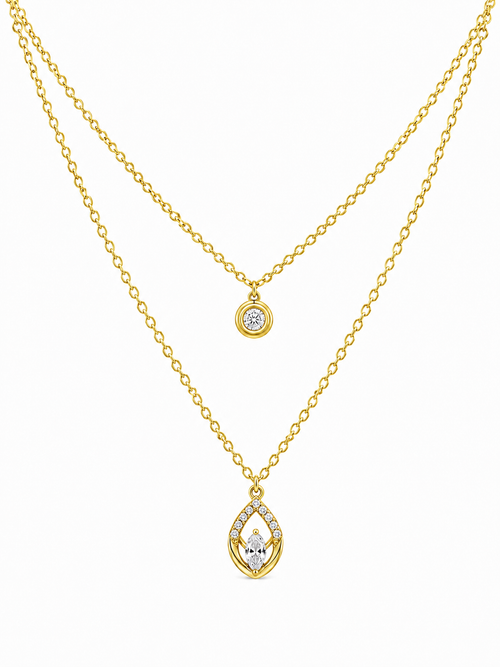 Double Layer Elegant Necklace