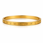 18k Gold Plated Roman Bracelet