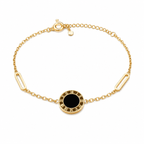 Steel Roman Number Bracelet