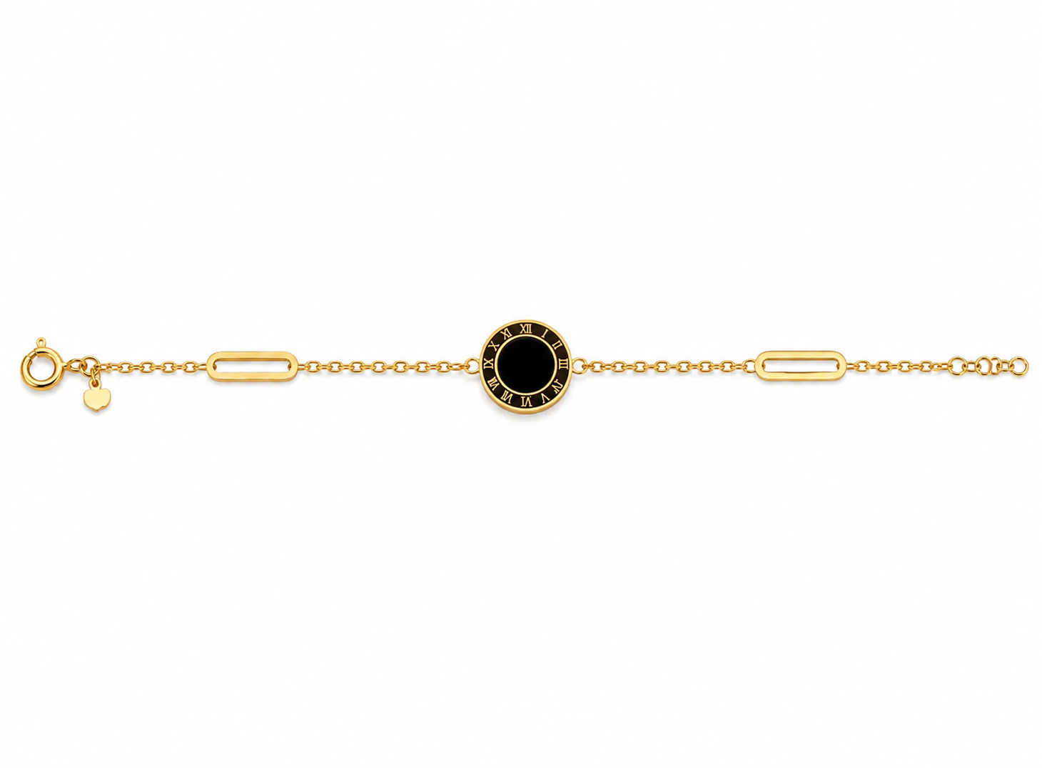 Steel Roman Number Bracelet