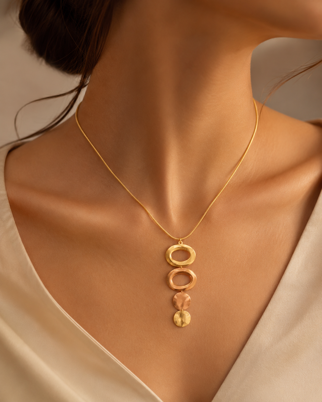 Steel Statement Party Pendant