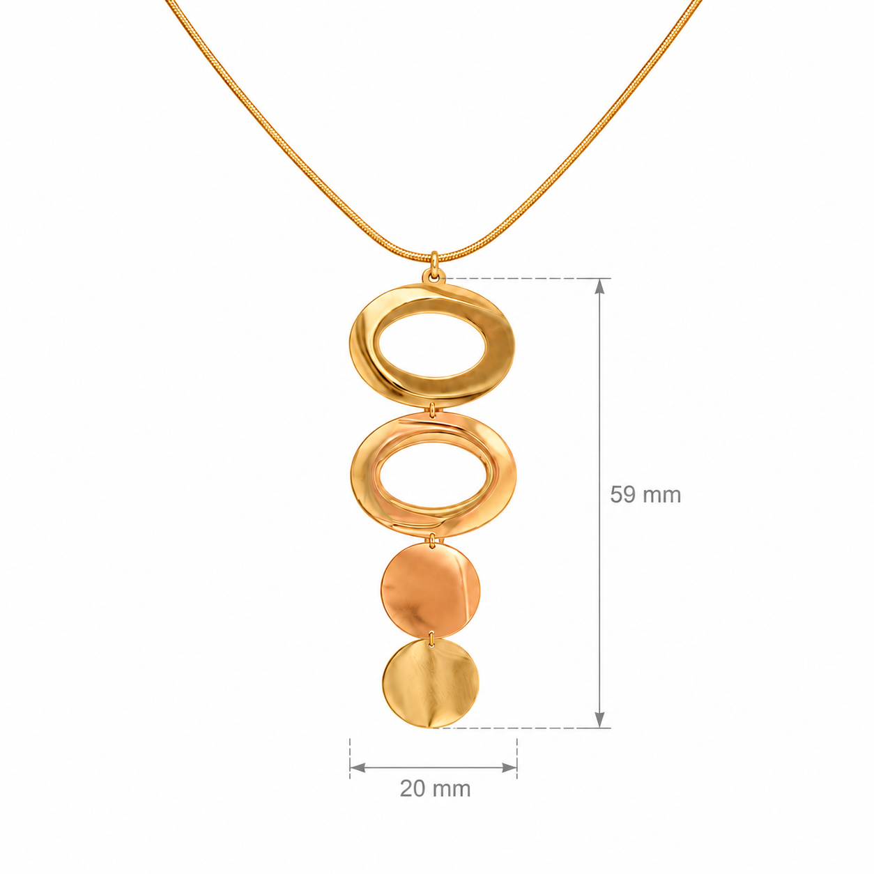 Steel Statement Party Pendant