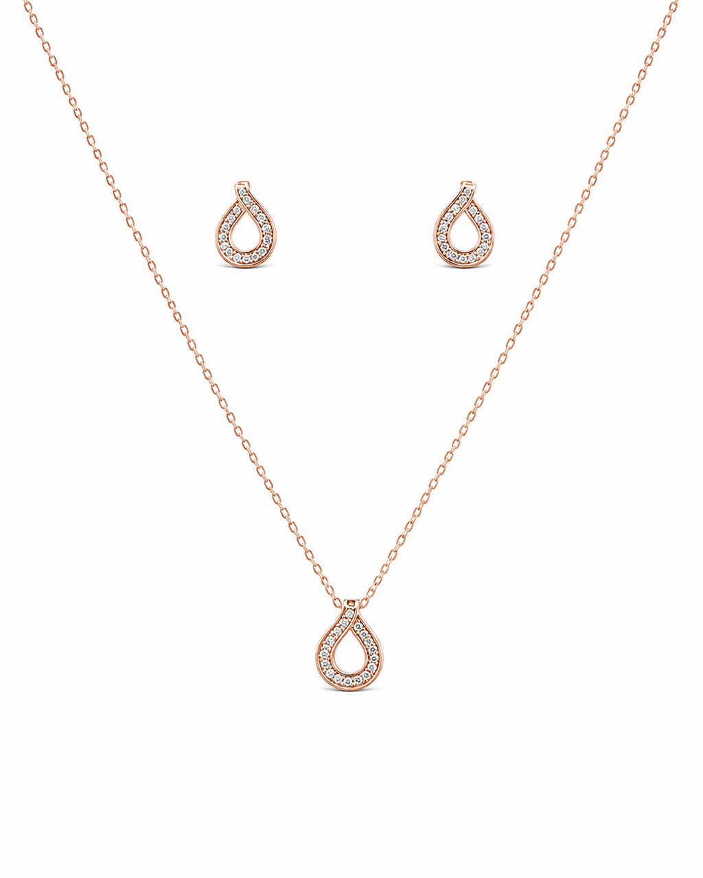 Steel Elegant Everyday Pendant Set