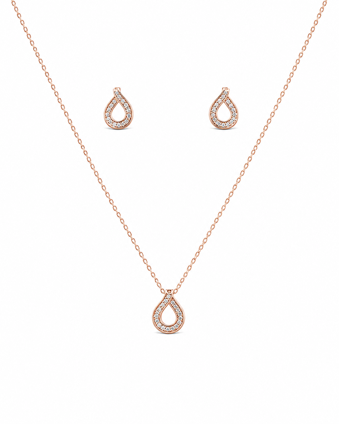 Steel Elegant Everyday Pendant Set
