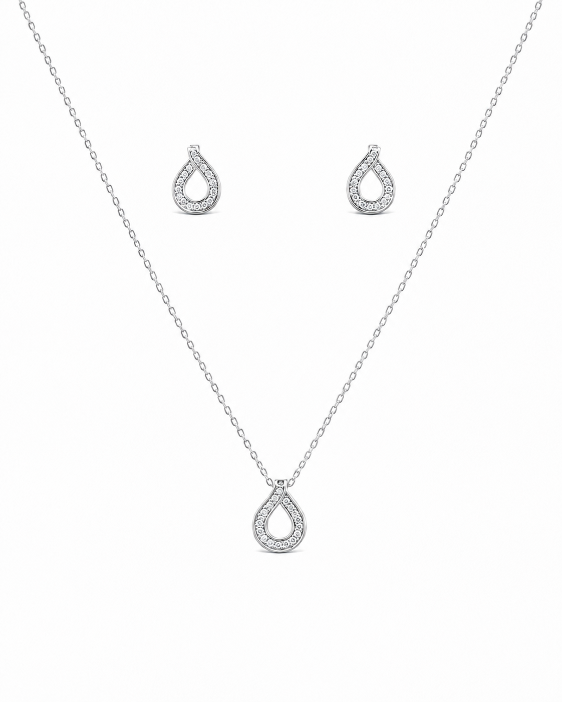 Steel Elegant Everyday Pendant Set